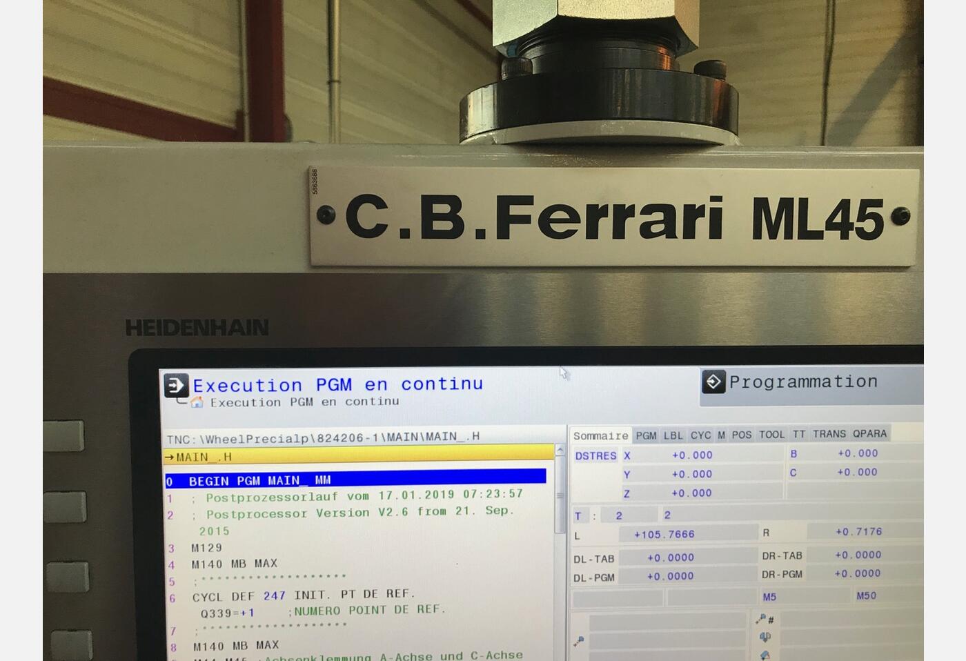 EX403 MACHINING CENTER FERRARI ML45