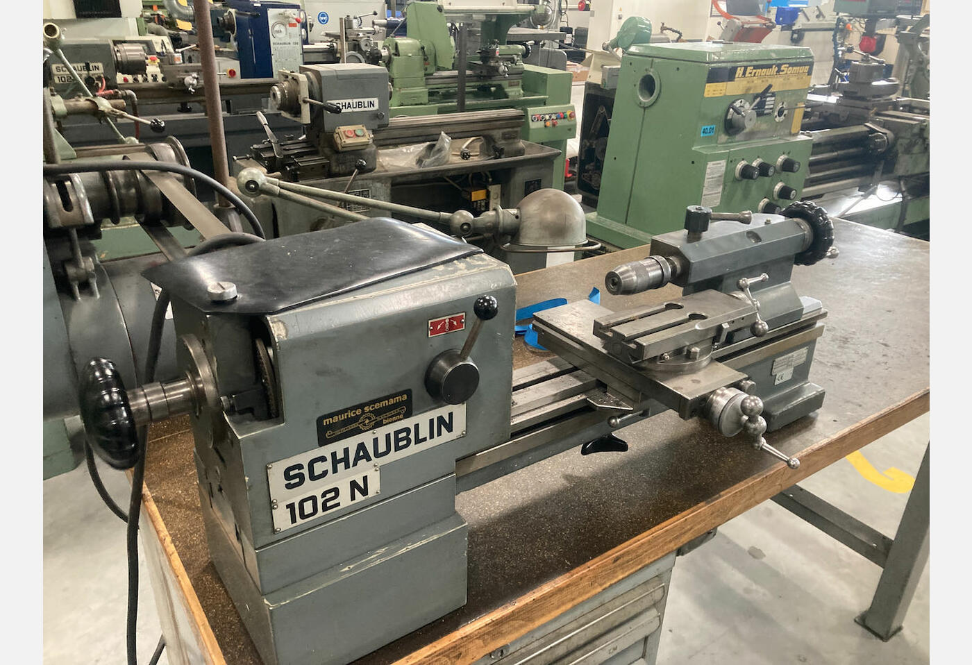 EX693 MECHANICAL LATHE SCHAUBLIN 102N