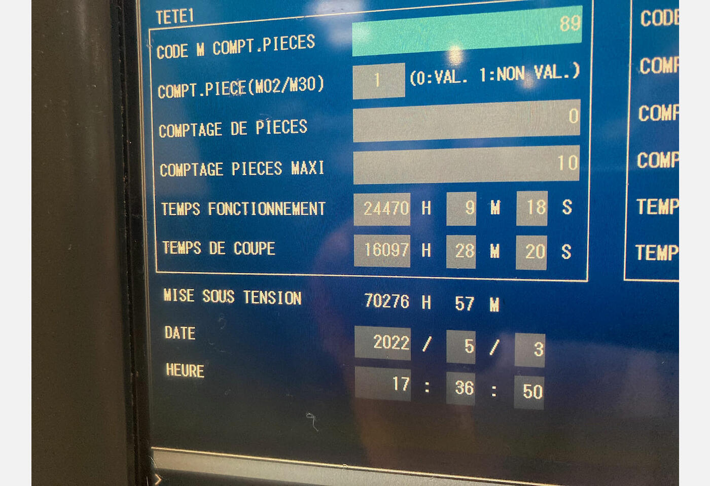 7308 TOUR CNC MORI SEIKI ZT1500 Y