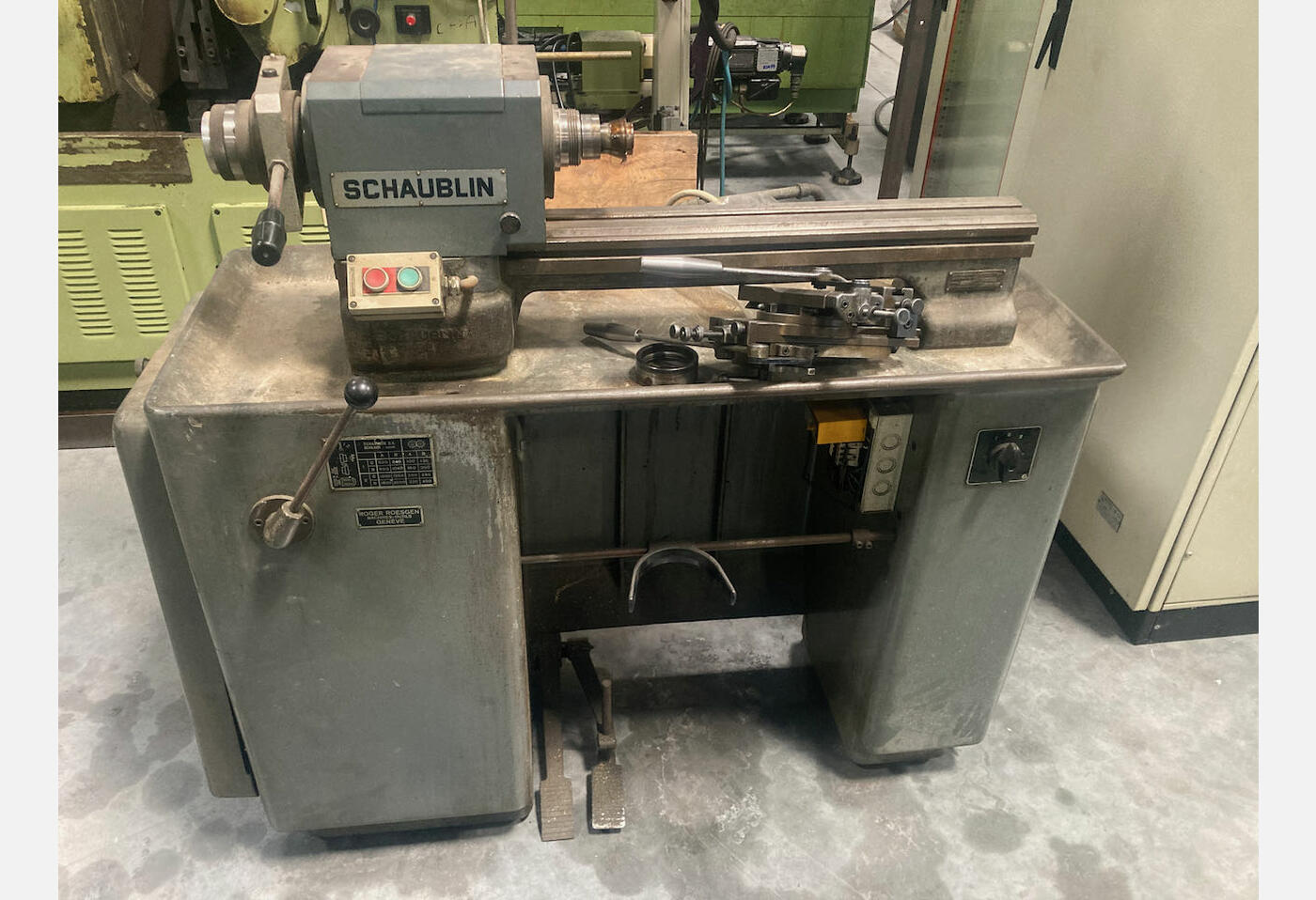 6973 MECHANICAL LATHE SCHAUBLIN 102