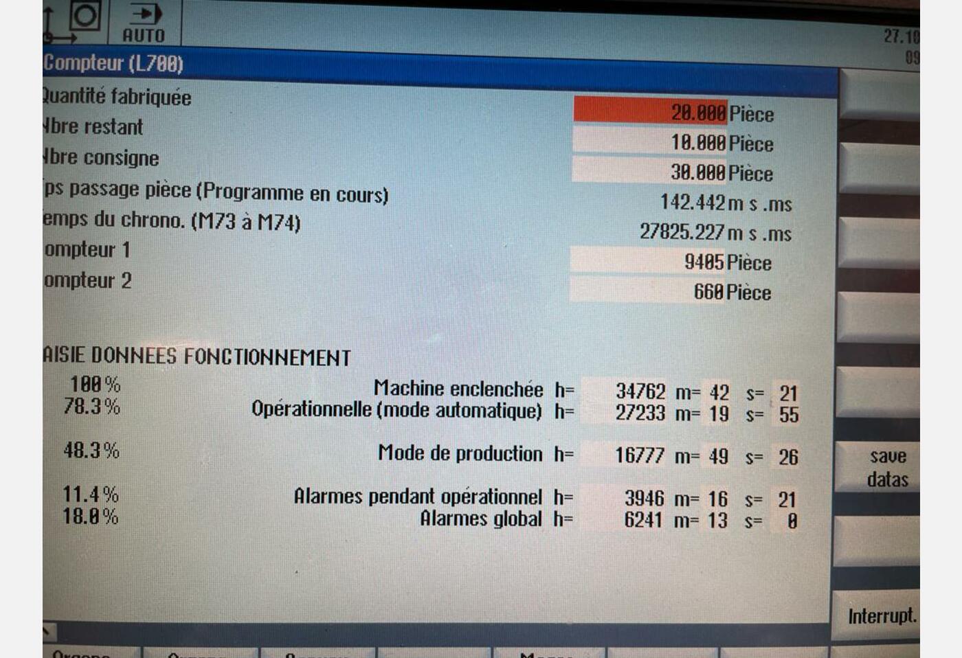 7539 TOUR CNC EMCO MAXXTURN 65Y