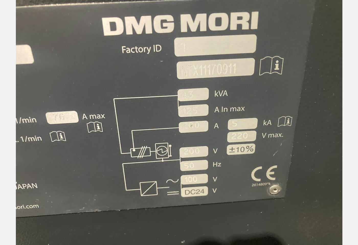 EX812 CNC LATHE DMG MORI NTX 1000