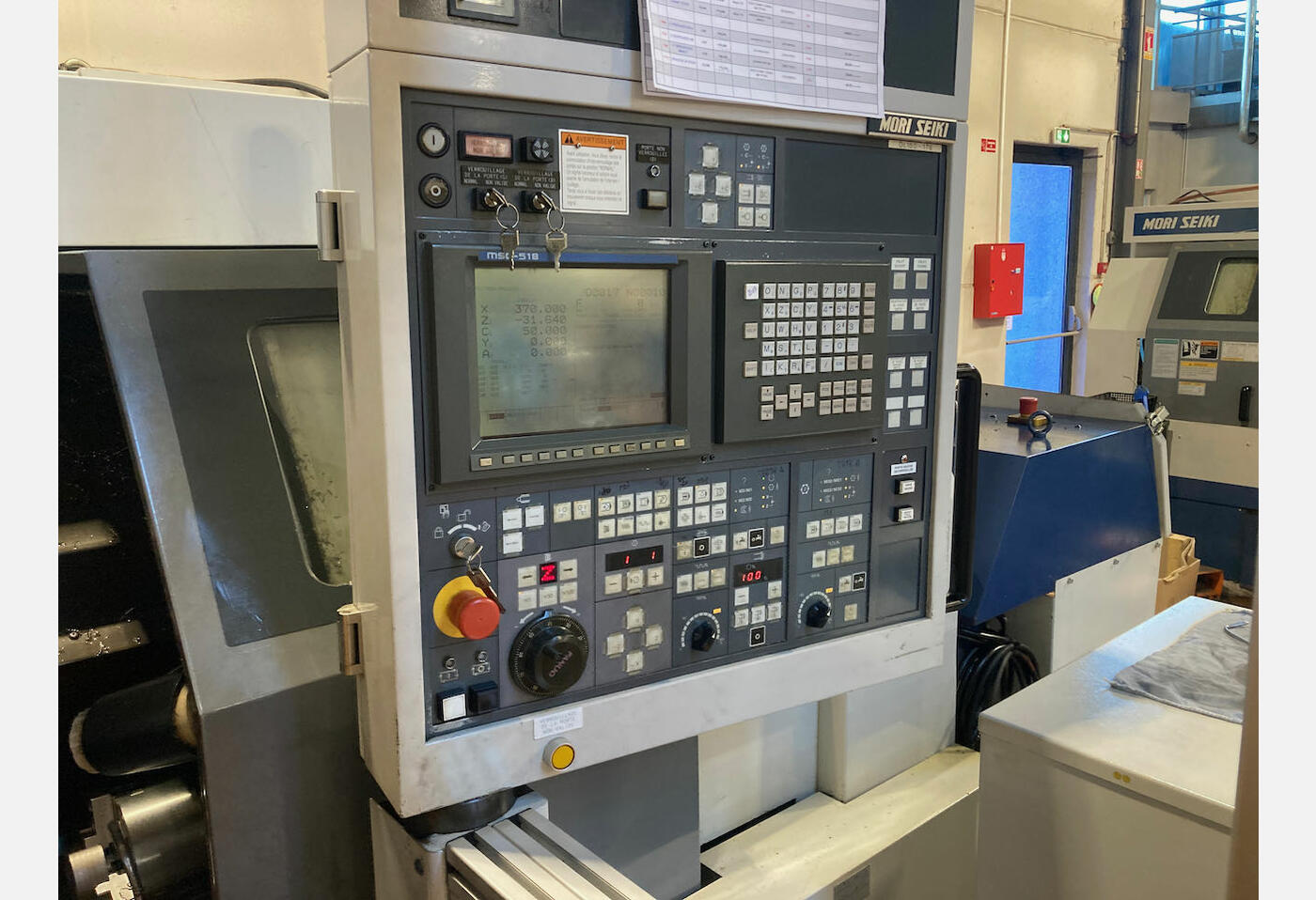 EX823 CNC LATHE MORI SEIKI DL150Y